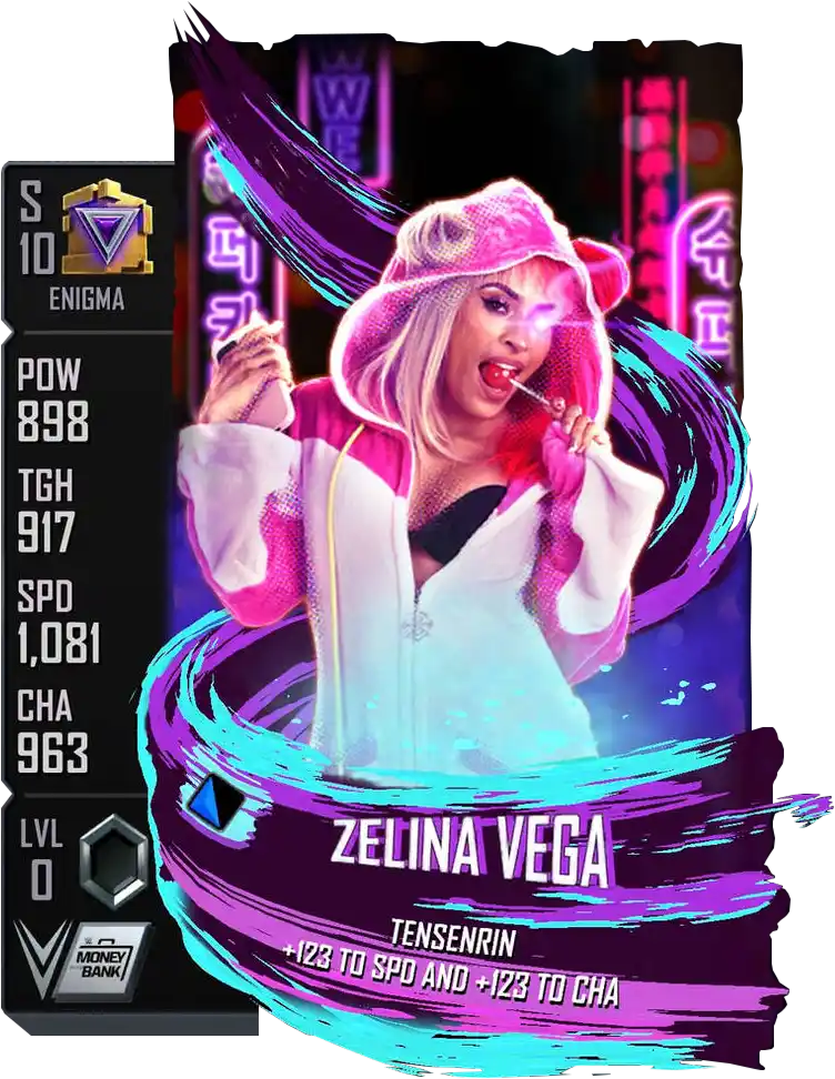 Enigma, Zelina Vega, Special Edition card from WWE Supercard