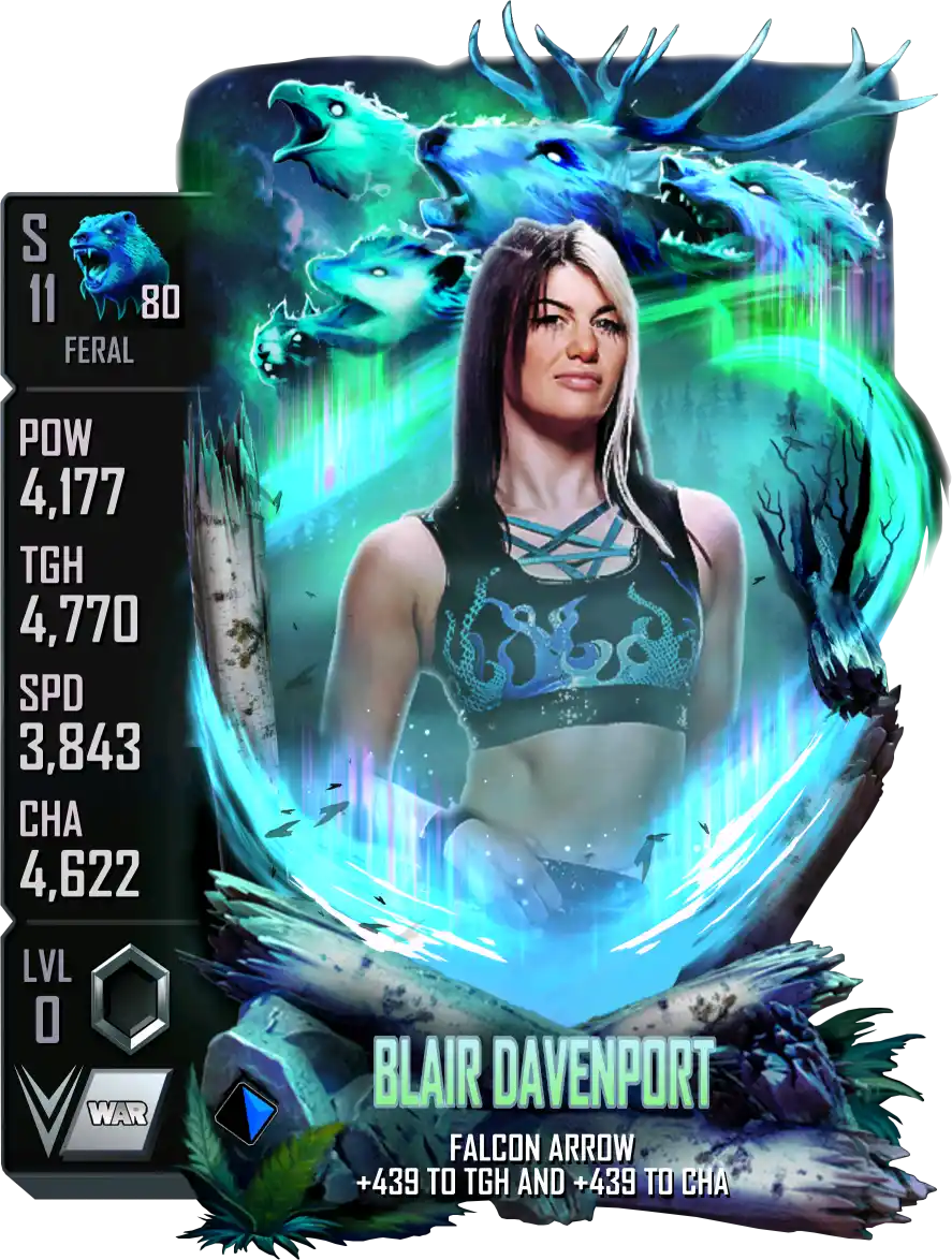 Feral, Blair Davenport, Fusion Card from WWE Supercard
