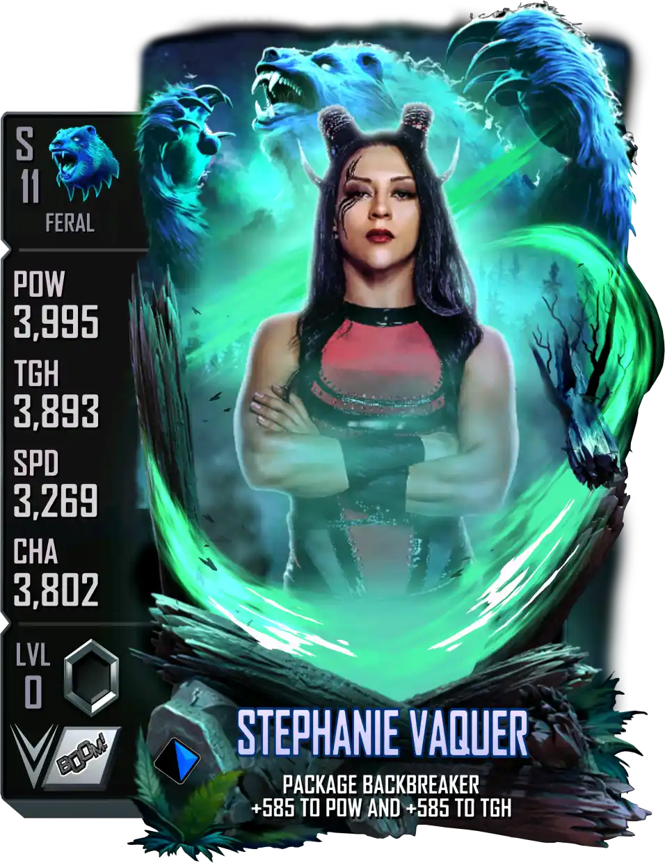 Feral, Stephanie Vaquer, Standard Card from WWE Supercard