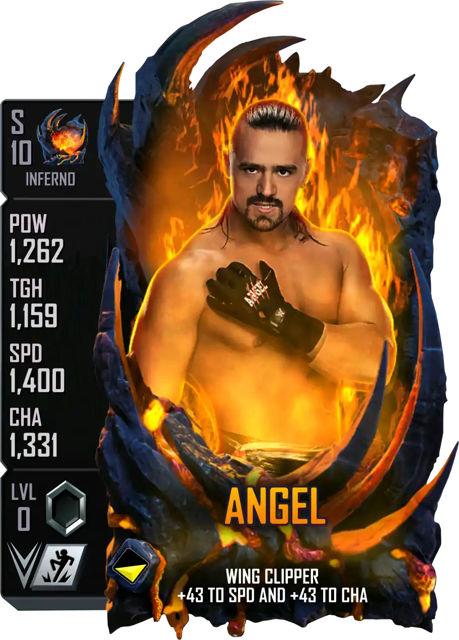 Inferno, Angel, Standard Card from WWE Supercard