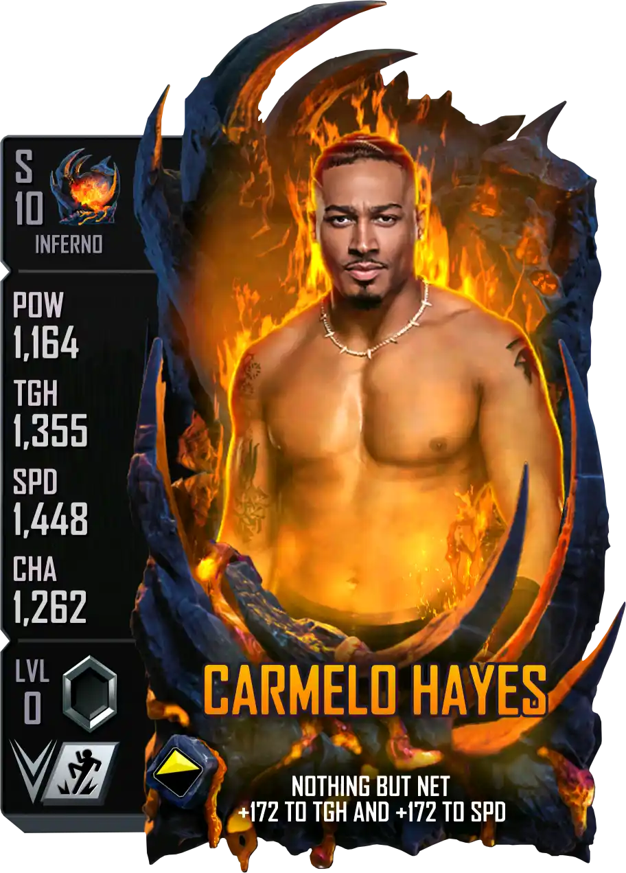 Inferno, Carmelo Hayes, Standard Card from WWE Supercard