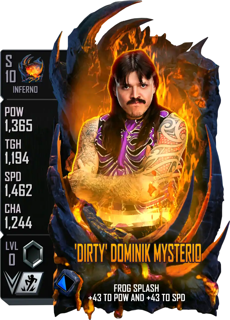 Inferno, Dominik Mysterio, Standard Card from WWE Supercard