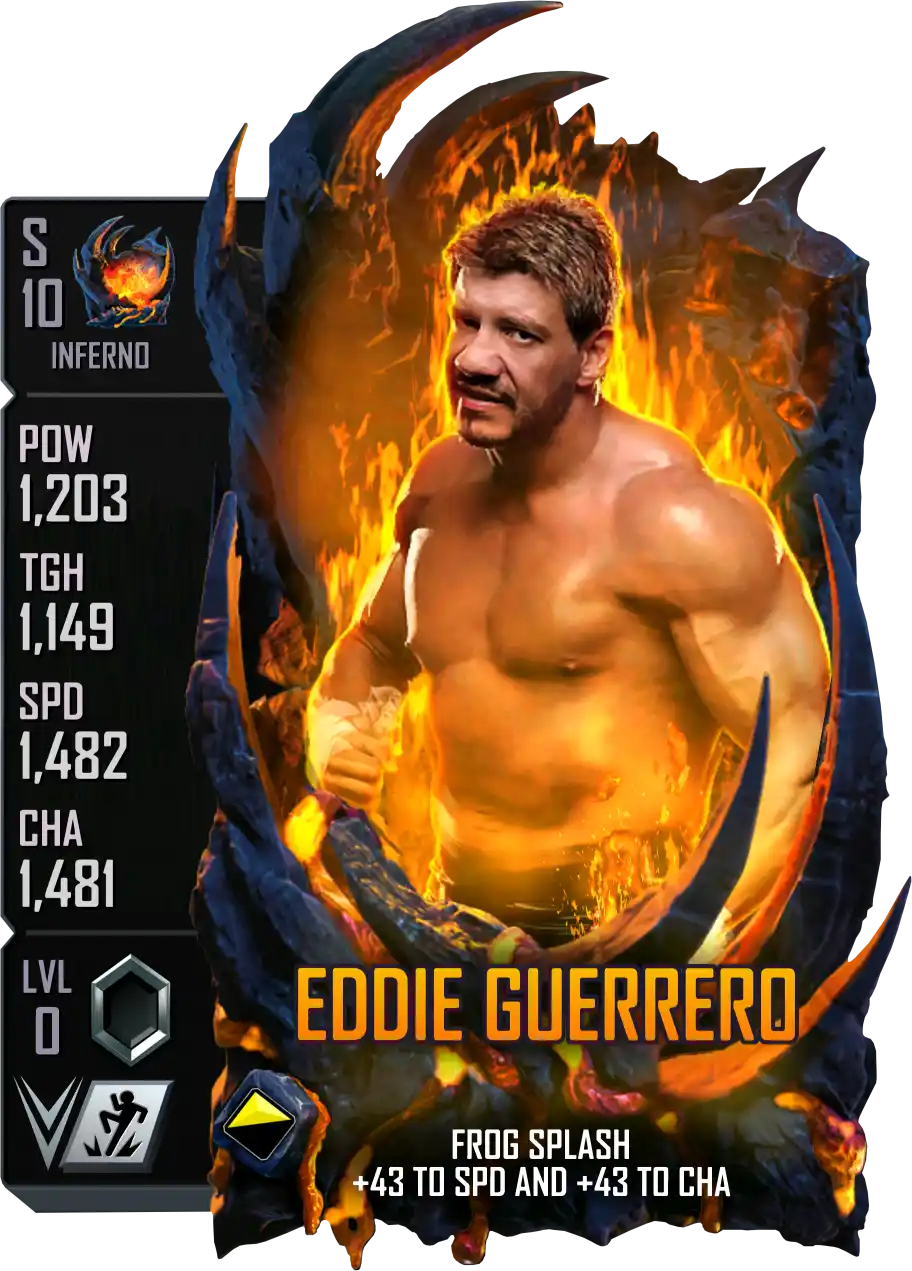 Inferno, Eddie Guerrero, Standard Card from WWE Supercard