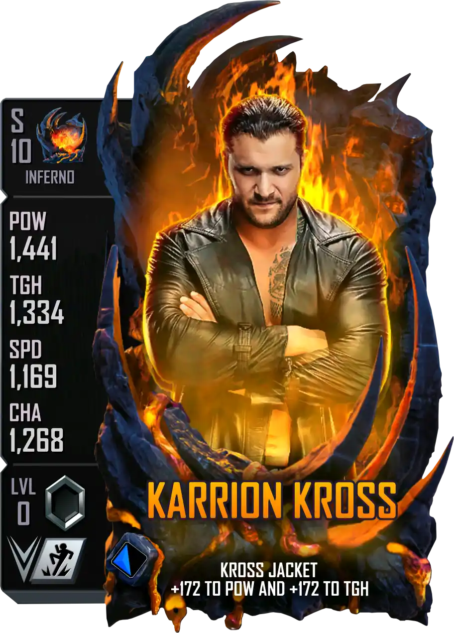 Inferno, Karrion Kross, Standard Card from WWE Supercard