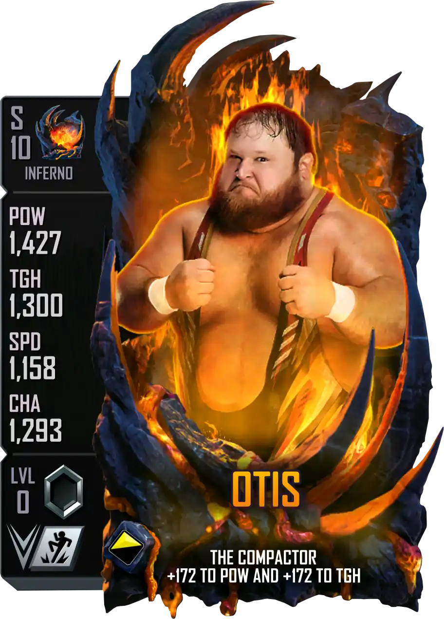Inferno, Otis, Standard Card from WWE Supercard