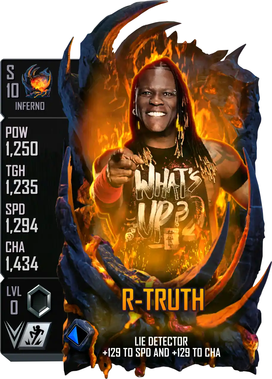 Inferno, R-Truth, Standard Card from WWE Supercard