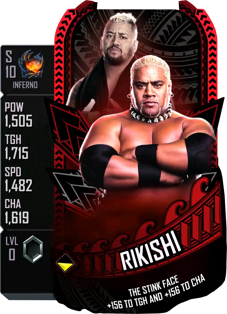 Inferno, Rikishi, Bloodline SE Special Edition Card from WWE Supercard