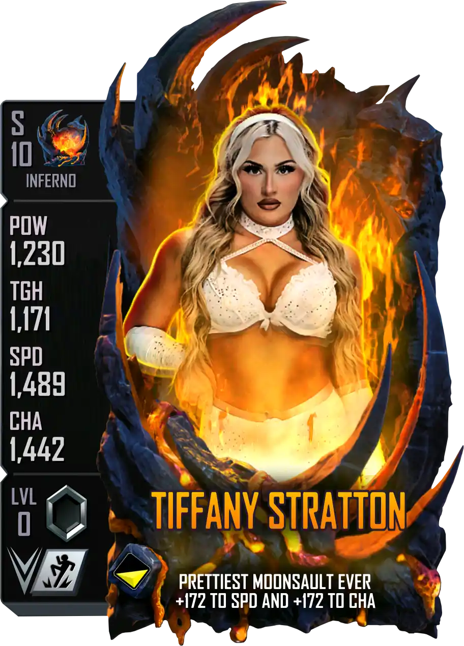 Inferno, Tiffany Stratton , Standard Card from WWE Supercard