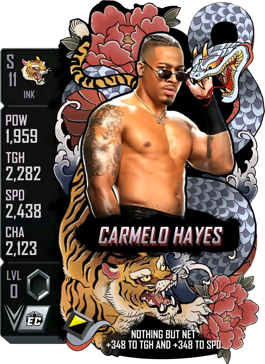 Ink, Carmelo Hayes, Standard Card from WWE Supercard