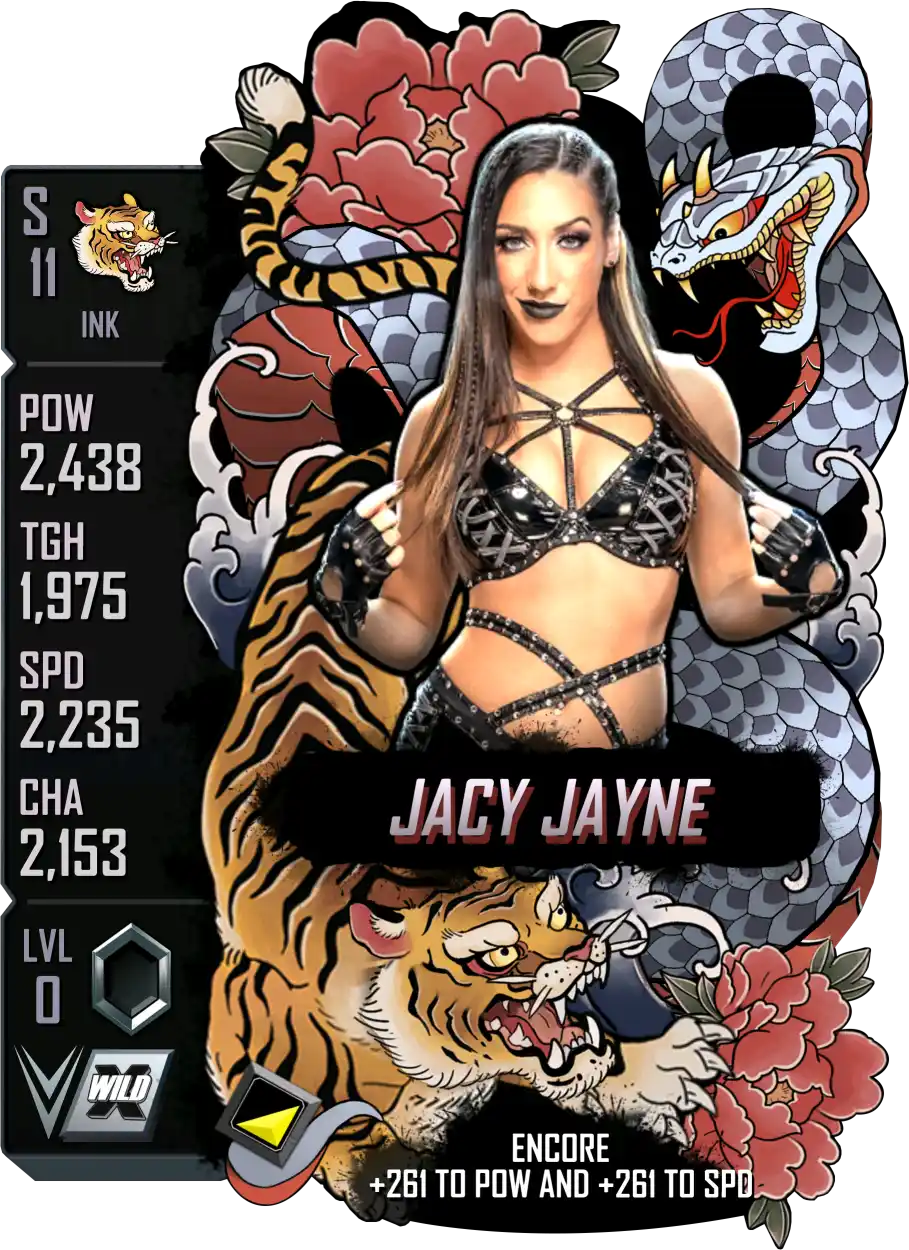 Ink, Jacy Jayne, Standard Card from WWE Supercard