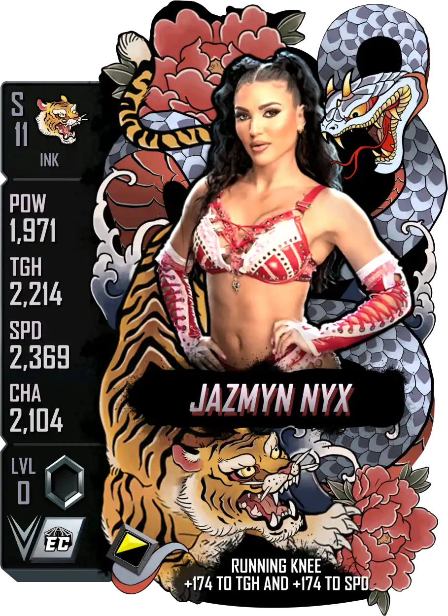 Ink, Jazmyn Nyx, Standard Card from WWE Supercard