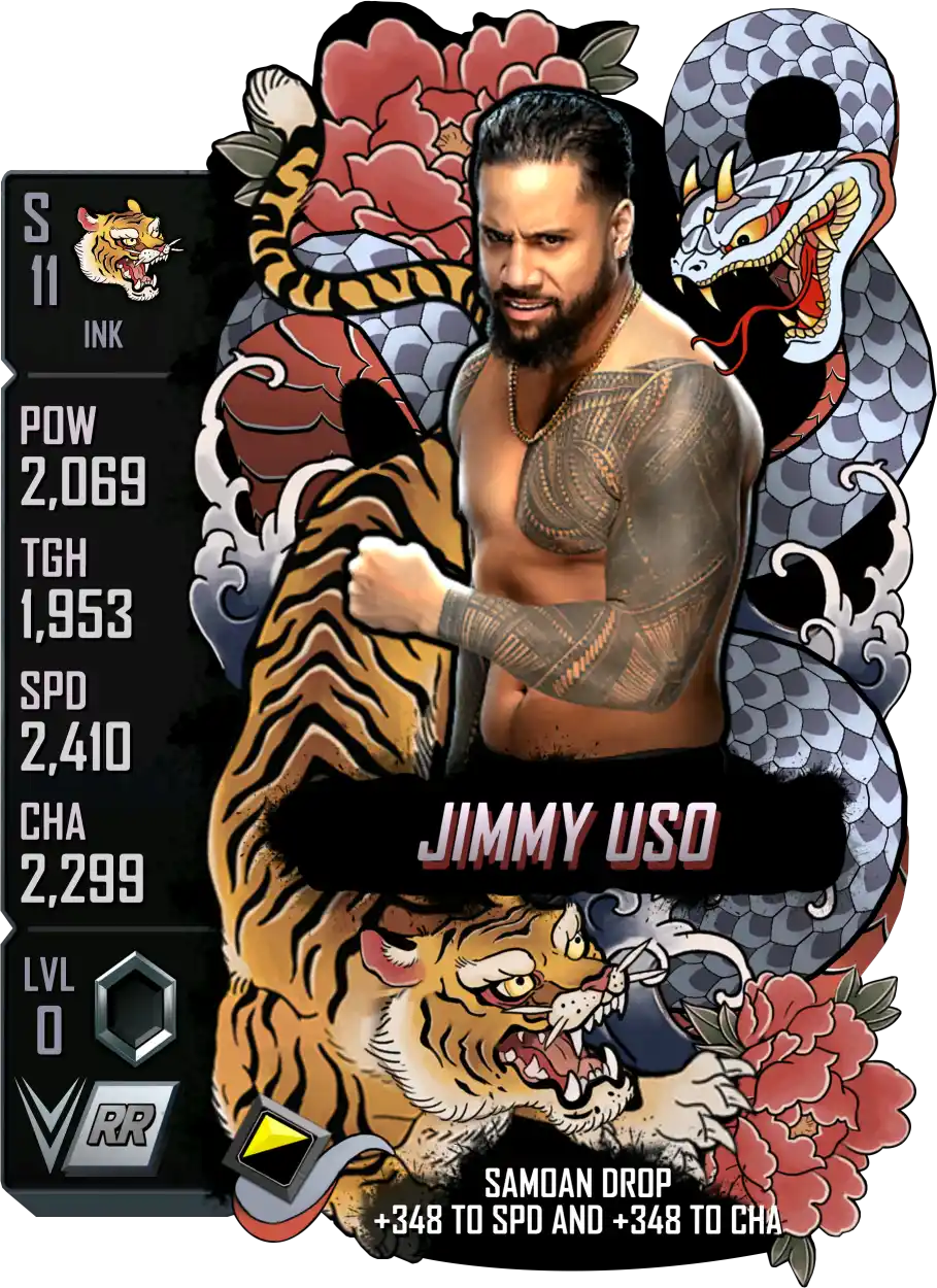 Ink, Jimmy Uso, Standard Card from WWE Supercard