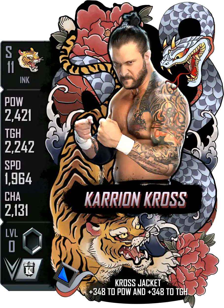 Ink, Karrion Kross, Standard Card from WWE Supercard