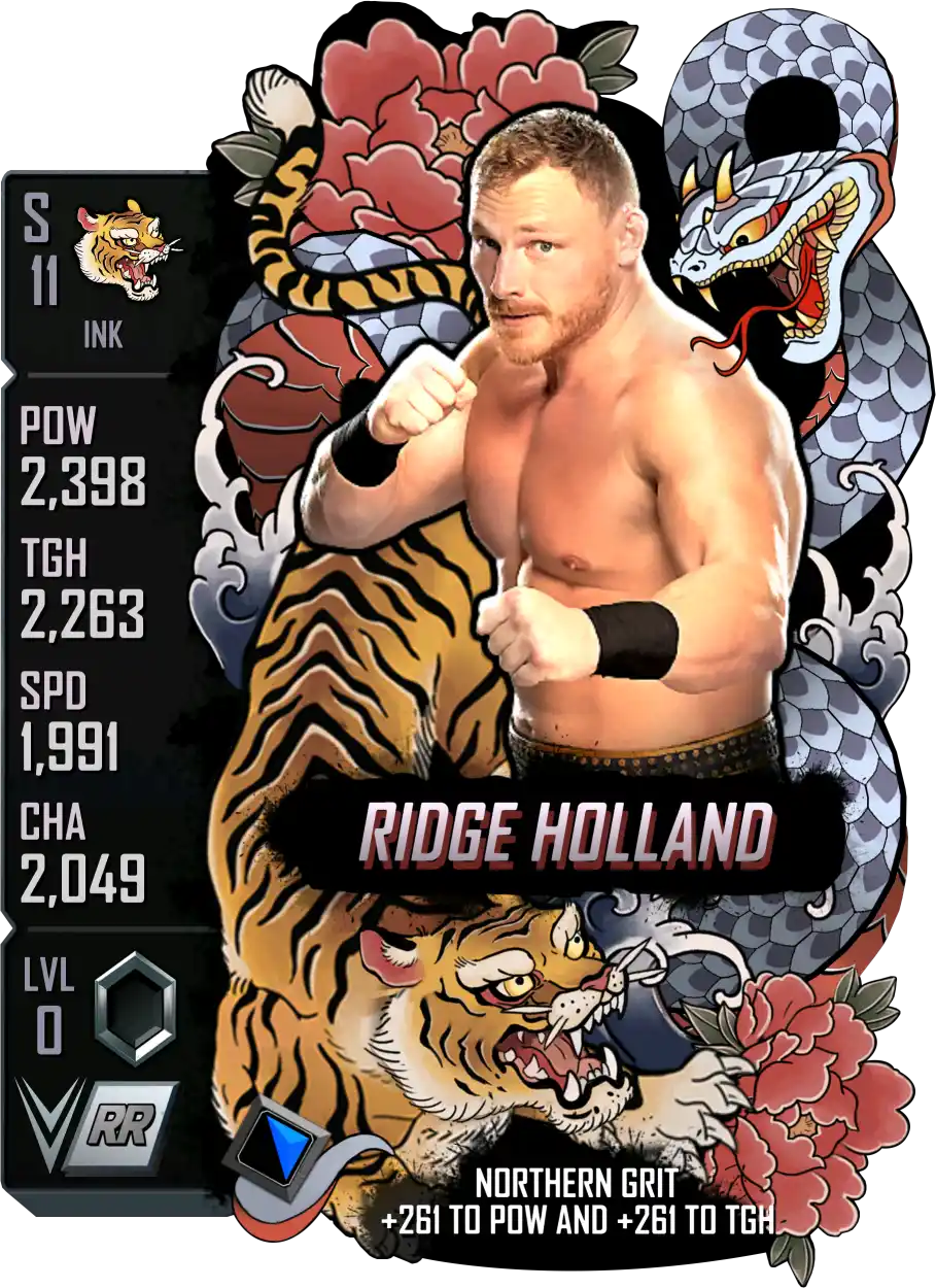 Ink, Ridge Holland, Standard Card from WWE Supercard