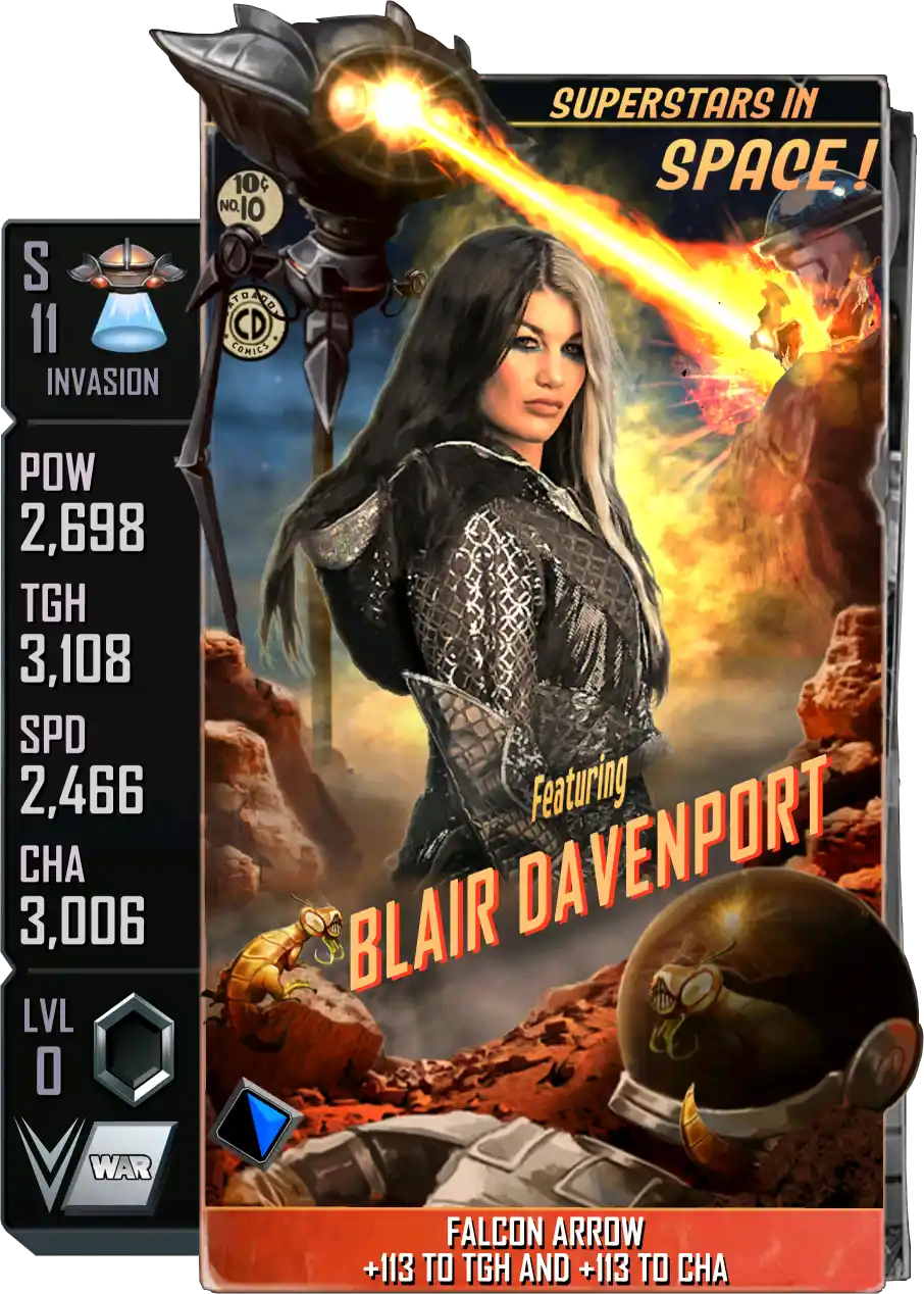 Invasion, Blair Davenport, Standard Card from WWE Supercard