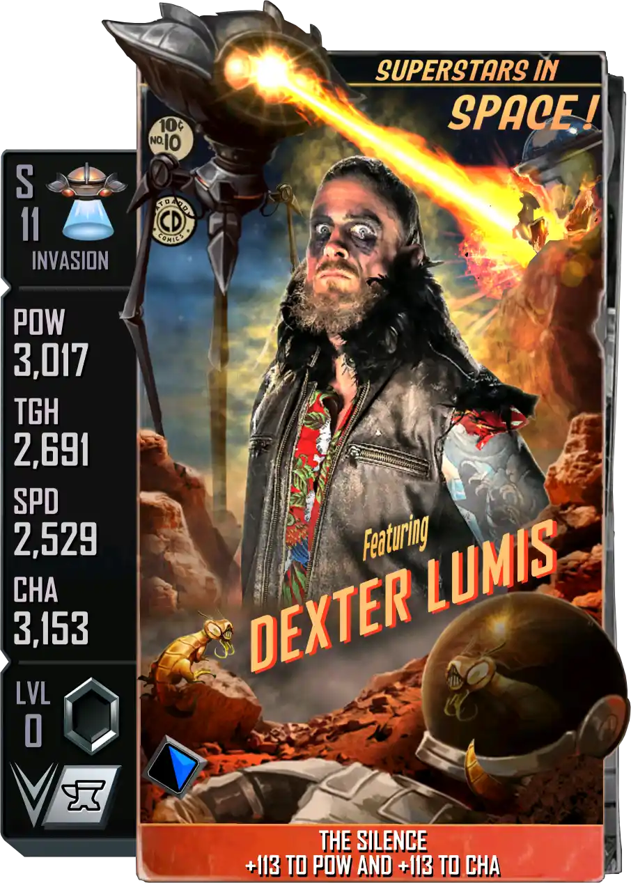 Invasion, Dexter Lumis, Standard Card from WWE Supercard