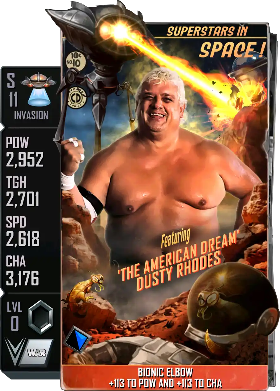 Invasion, Dusty Rhodes, Standard Card from WWE Supercard