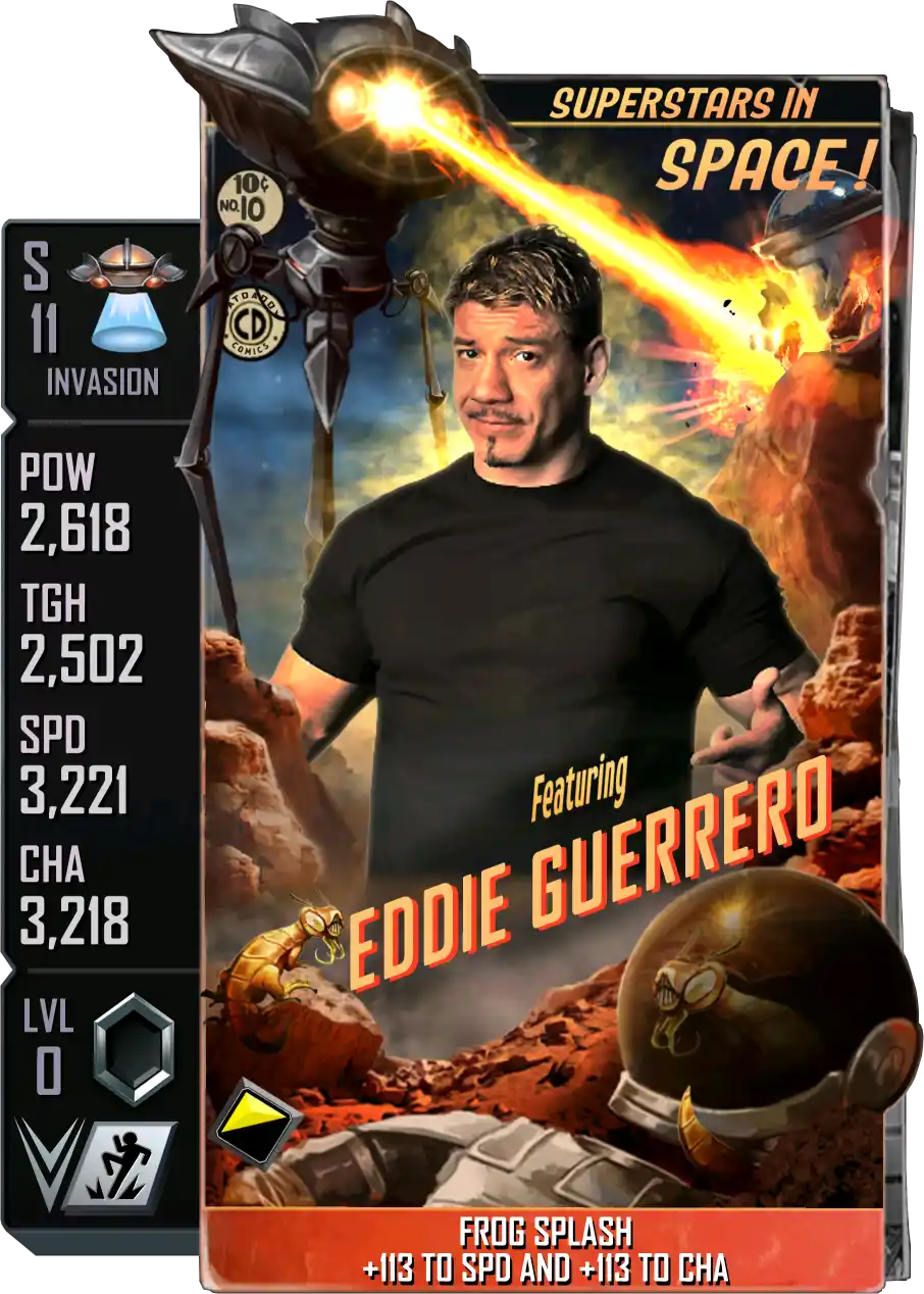 Invasion, Eddie Guerrero, Standard Card from WWE Supercard
