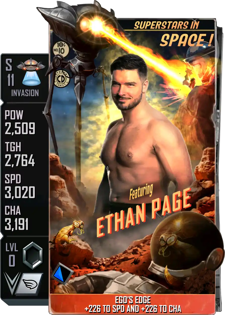 Invasion, Ethan Page, Standard Card from WWE Supercard