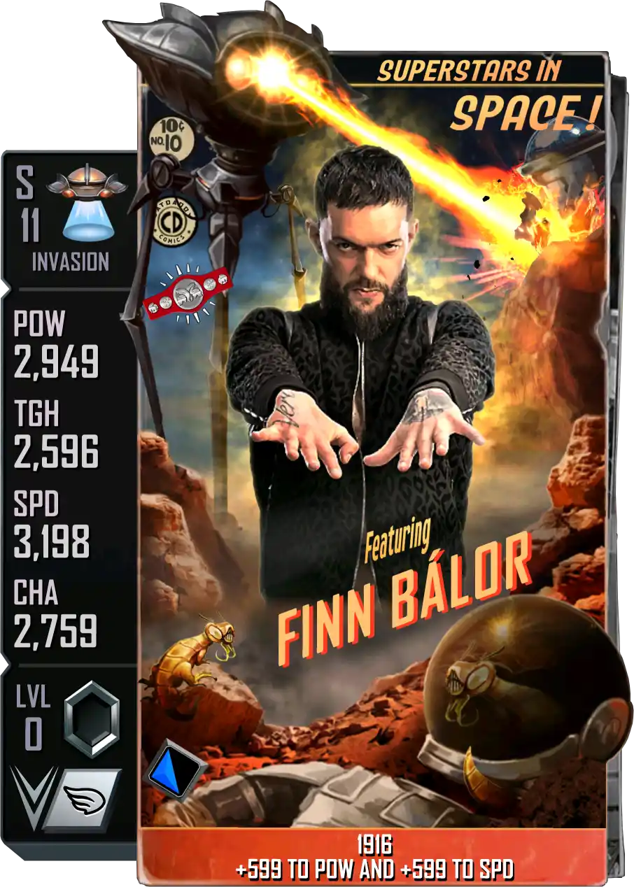 Invasion, Finn Balor, Standard Card from WWE Supercard