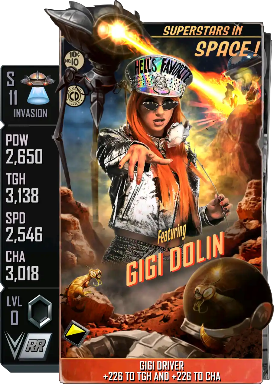 Invasion, Gigi Dolin, Standard Card from WWE Supercard