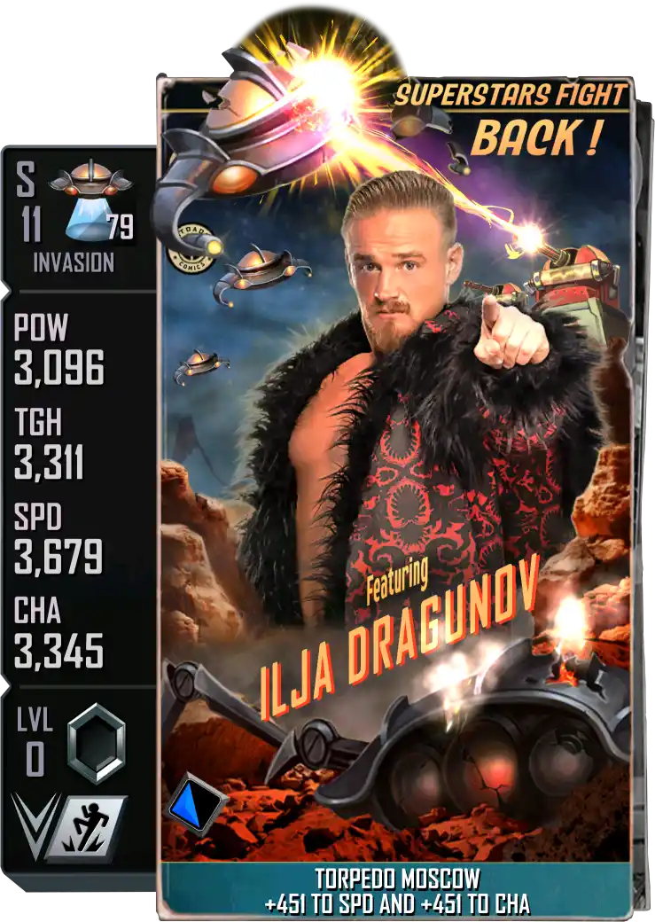 Invasion, Ilja Dragunov, Fusion card from WWE Supercard