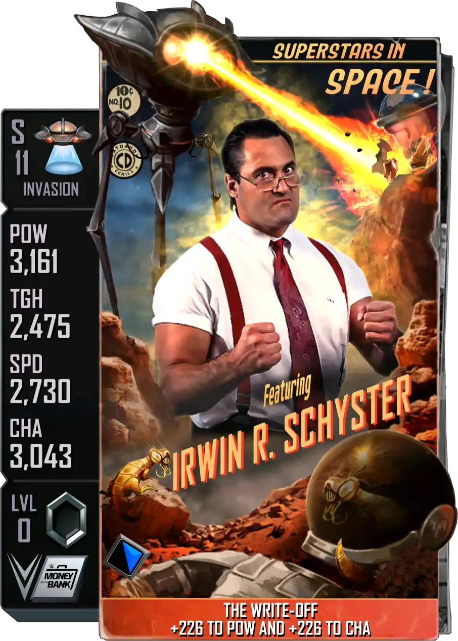 Invasion, Irwin R. Schyster, Standard Card from WWE Supercard