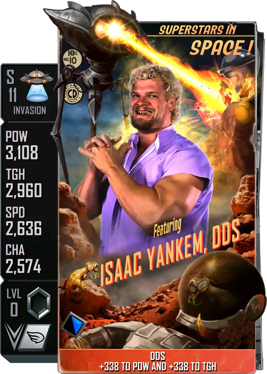 Invasion, Isaac Yankem, DDS, Standard Card from WWE Supercard