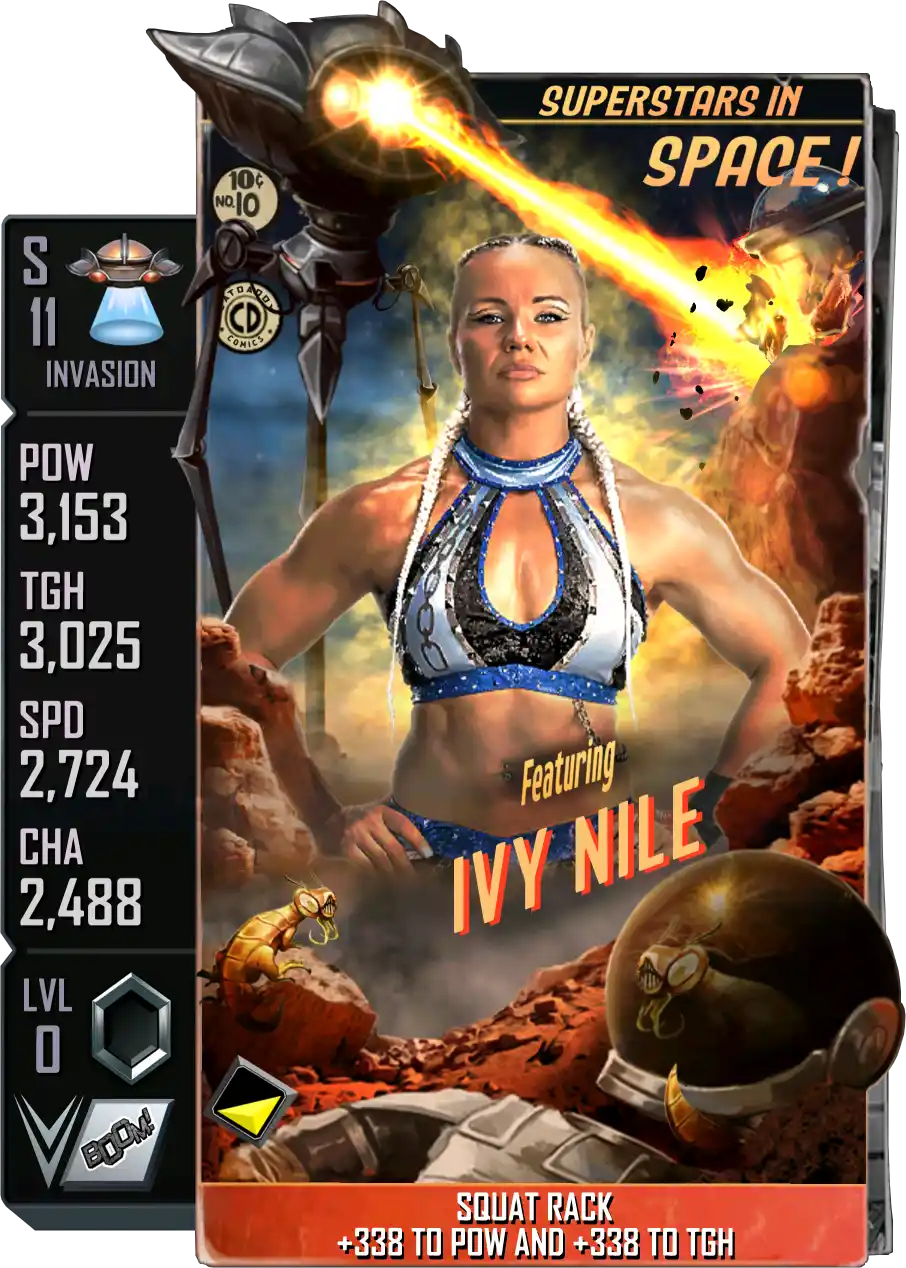 Invasion, Ivy Nile, Standard Card from WWE Supercard