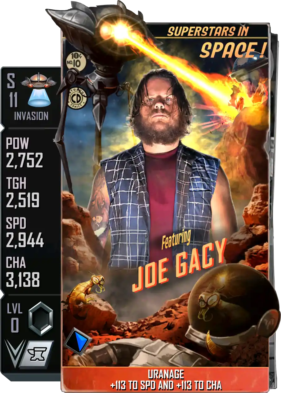 Invasion, Joe Gacy, Standard Card from WWE Supercard
