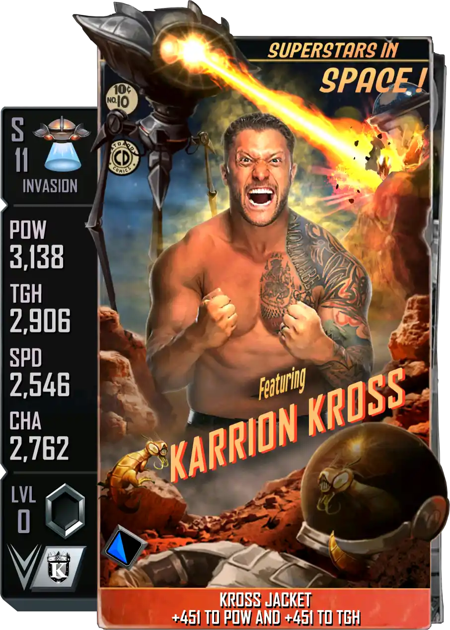 Invasion, Karrion Kross, Standard Card from WWE Supercard