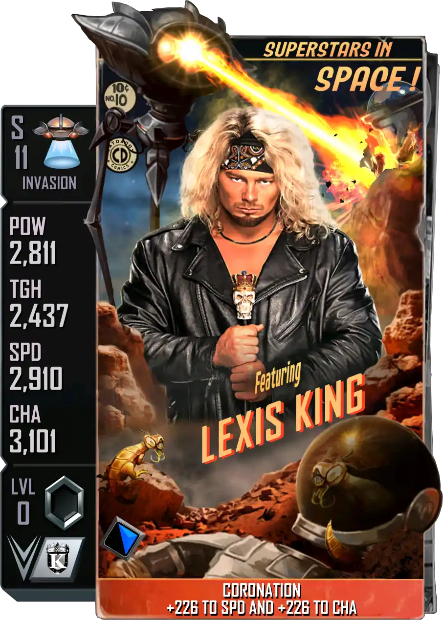 Invasion, Lexis King, Standard Card from WWE Supercard