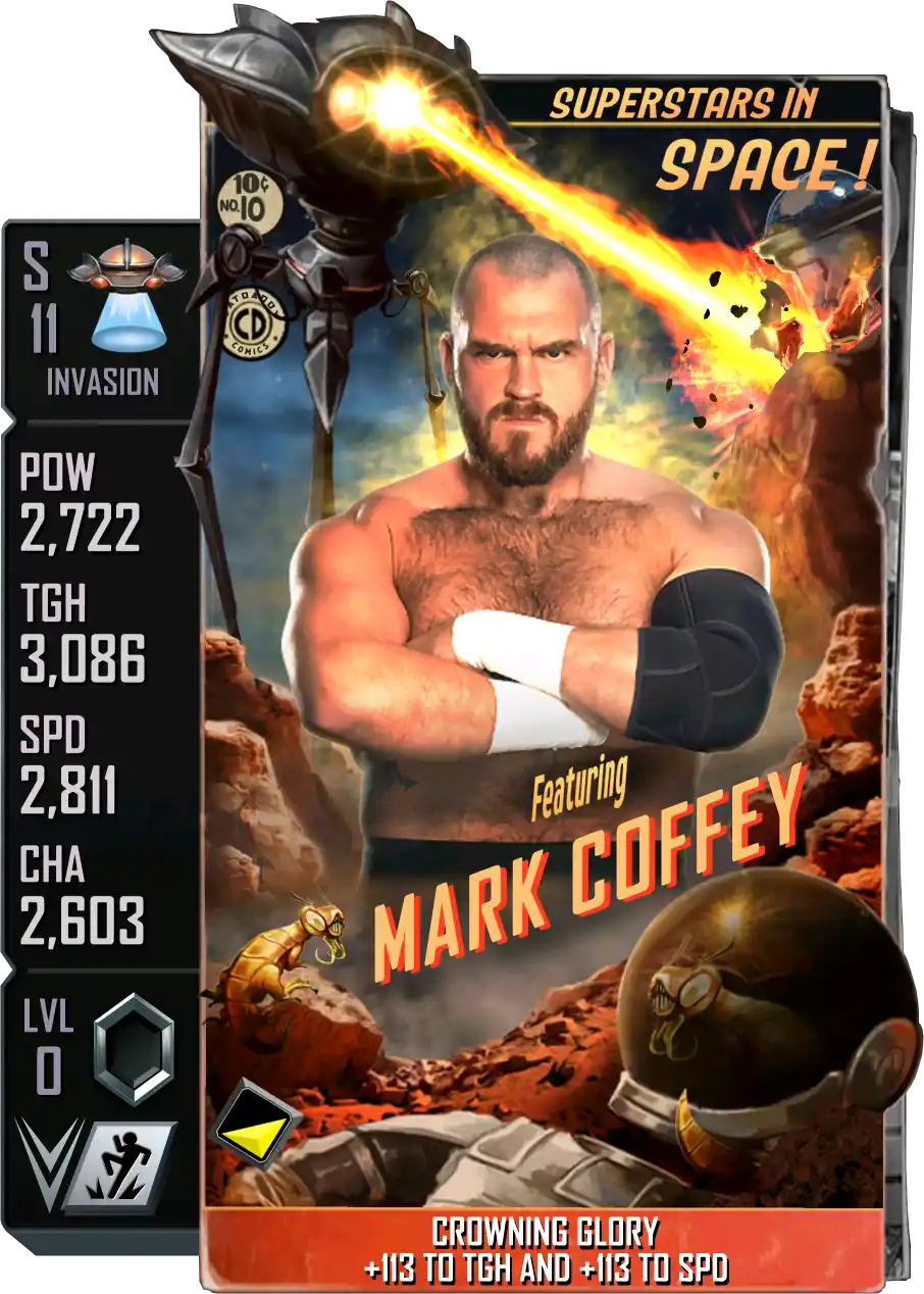 Invasion, Mark Coffey, Standard Card from WWE Supercard