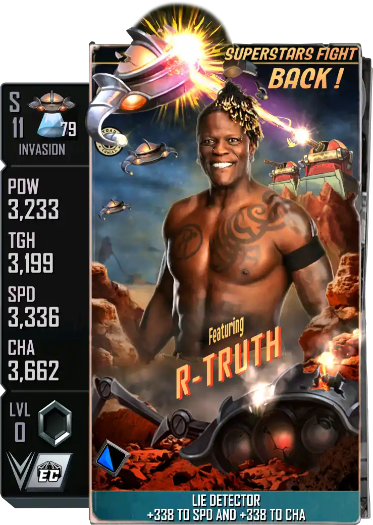 Invasion, R-Truth, Fusion card from WWE Supercard