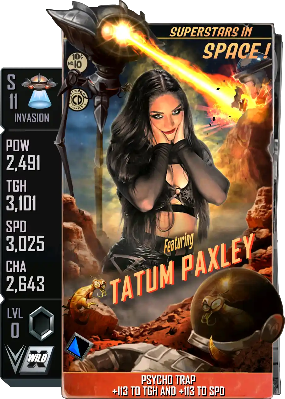 Invasion, Tatum Paxley, Standard Card from WWE Supercard