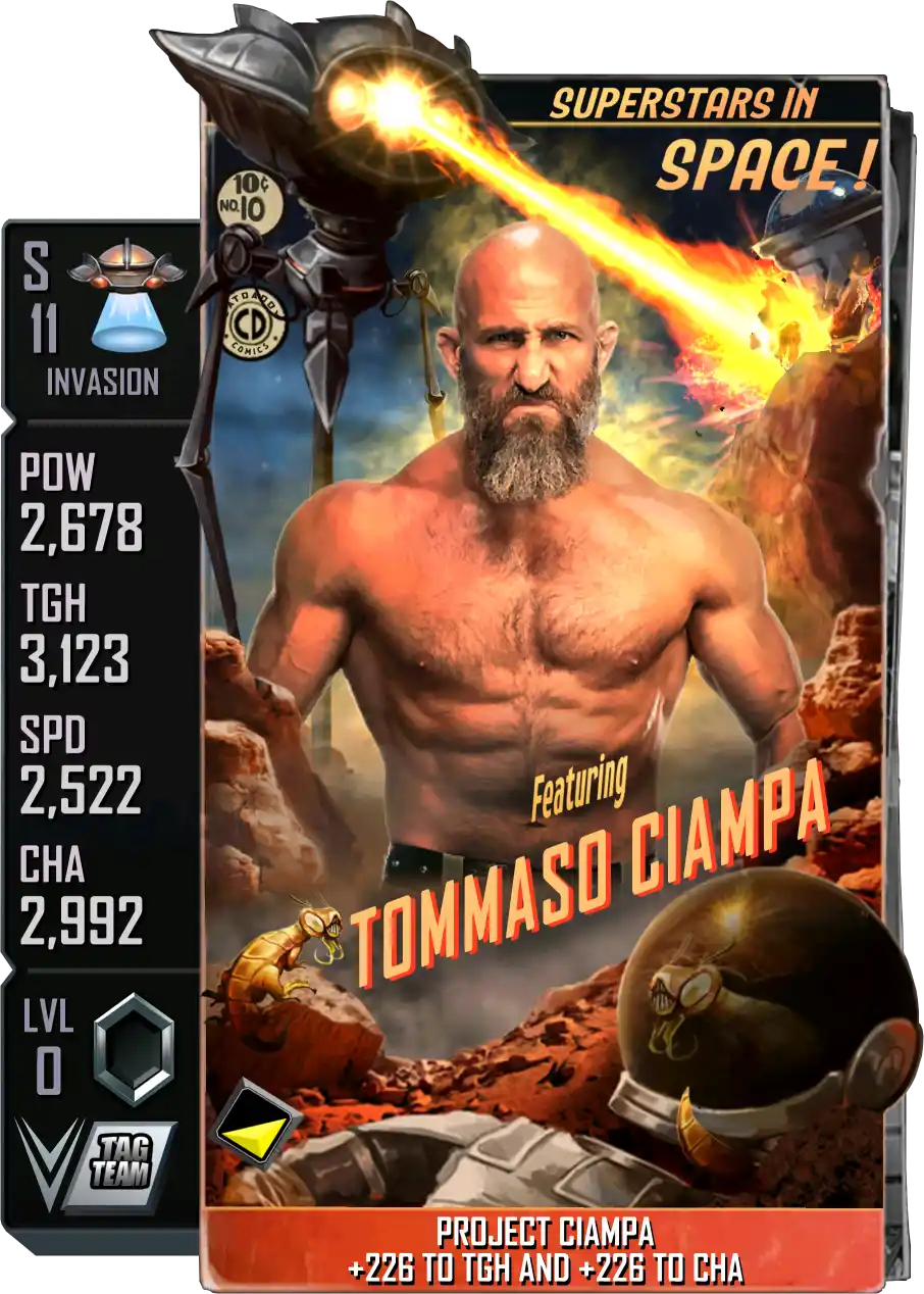 Invasion, Tommaso Ciampa, Standard Card from WWE Supercard