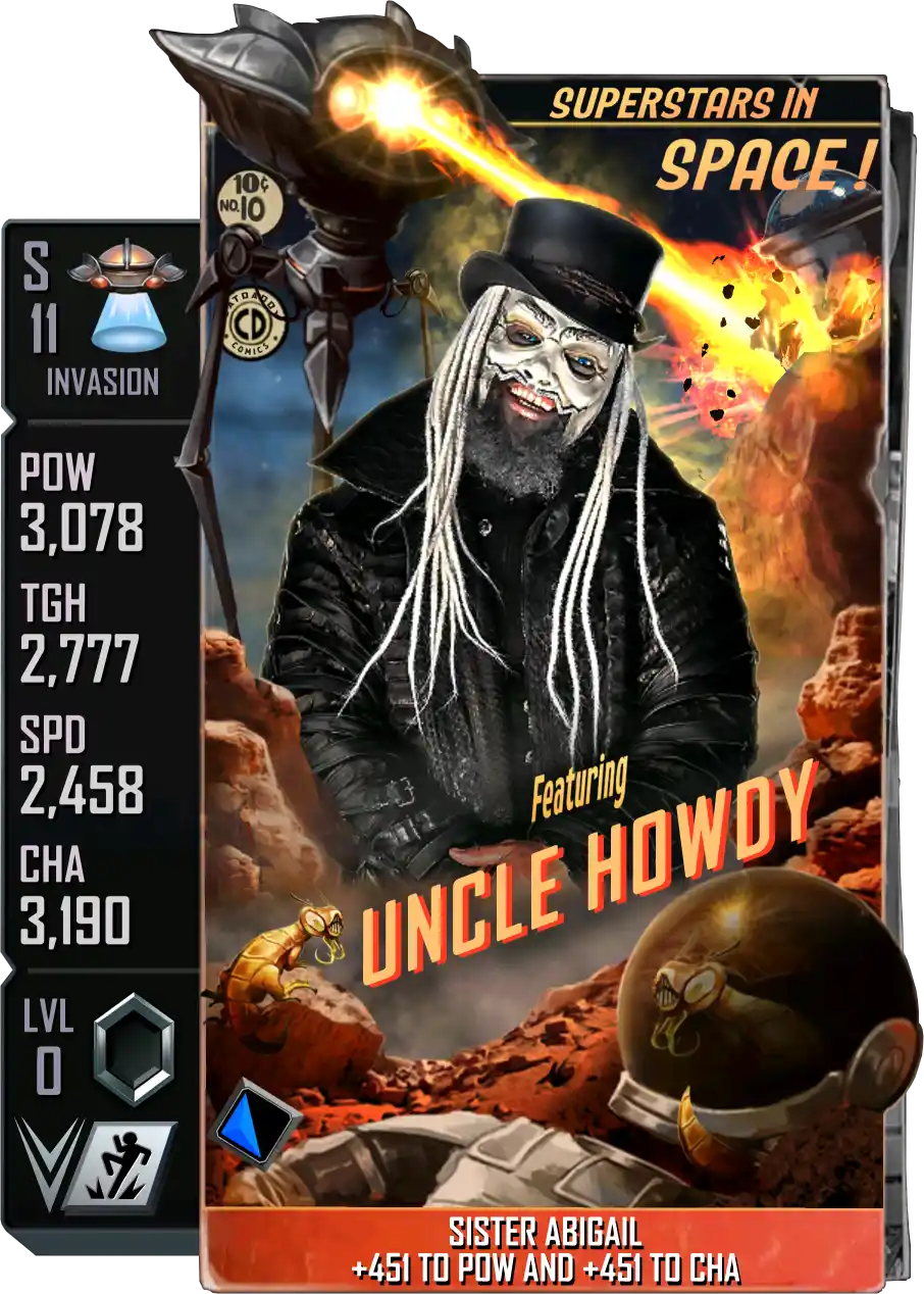 Invasion, Uncle Howdy, Standard Card from WWE Supercard