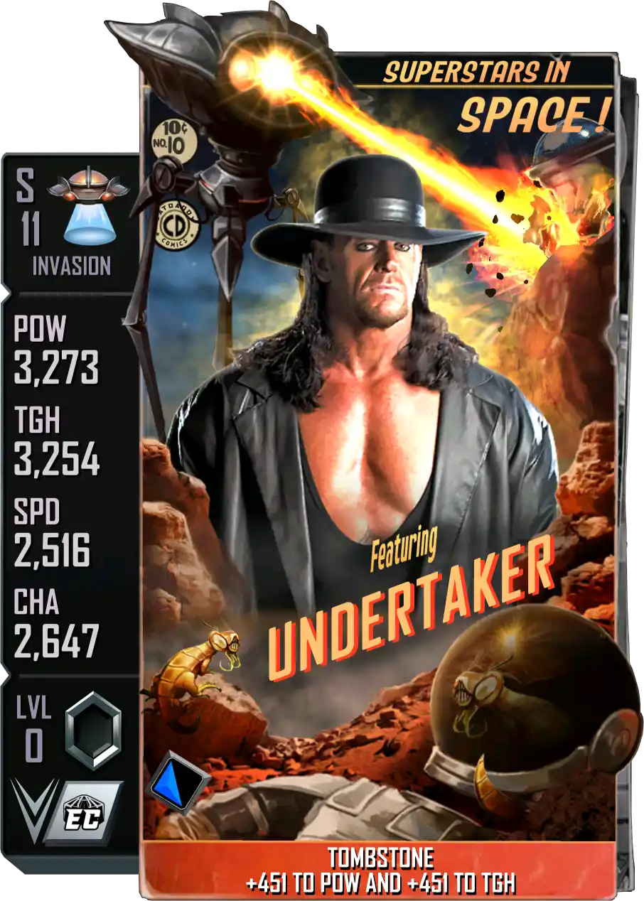 Invasion, Undertaker, Standard Card from WWE Supercard