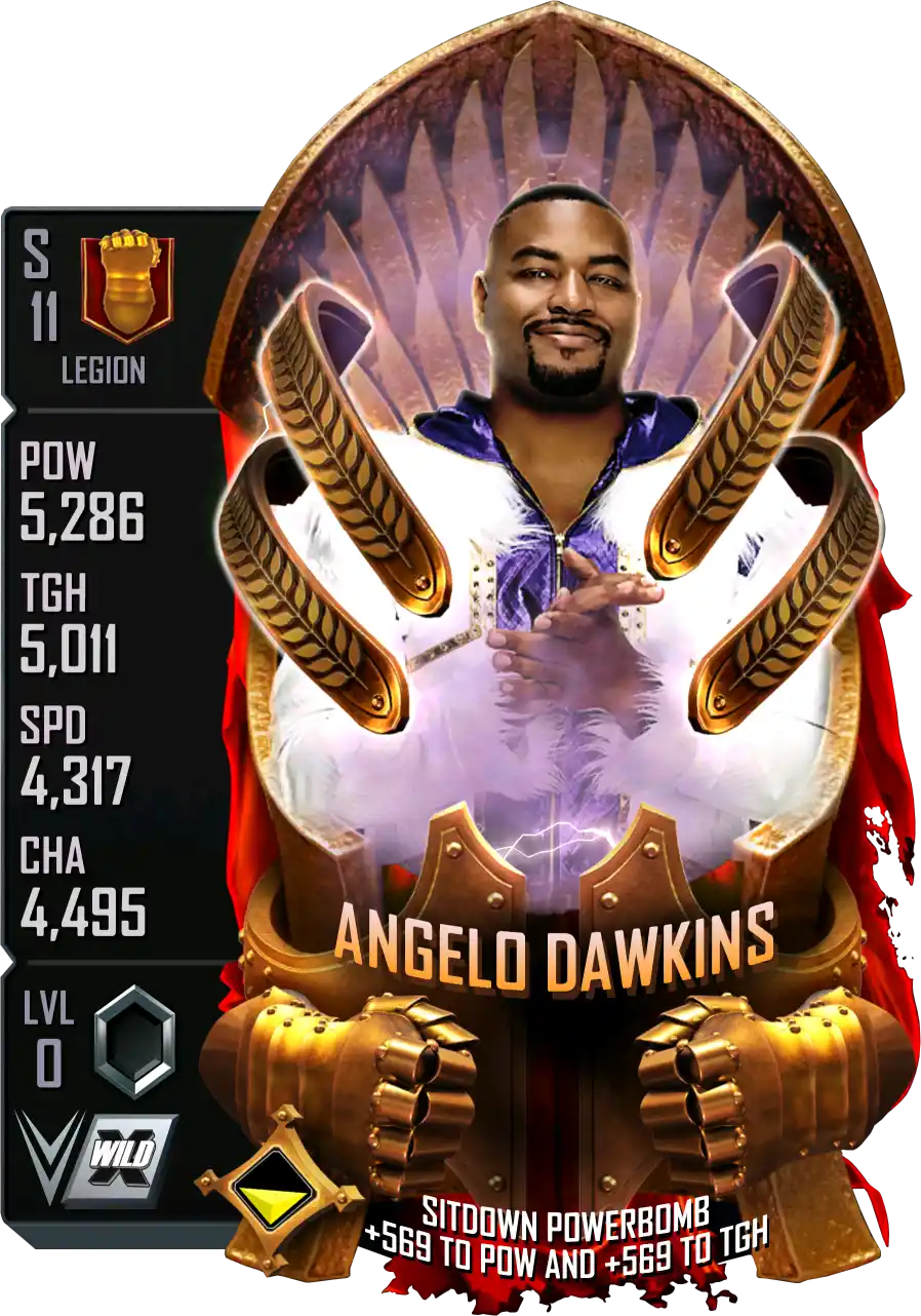 Legion, Angelo Dawkins, Standard Card from WWE Supercard