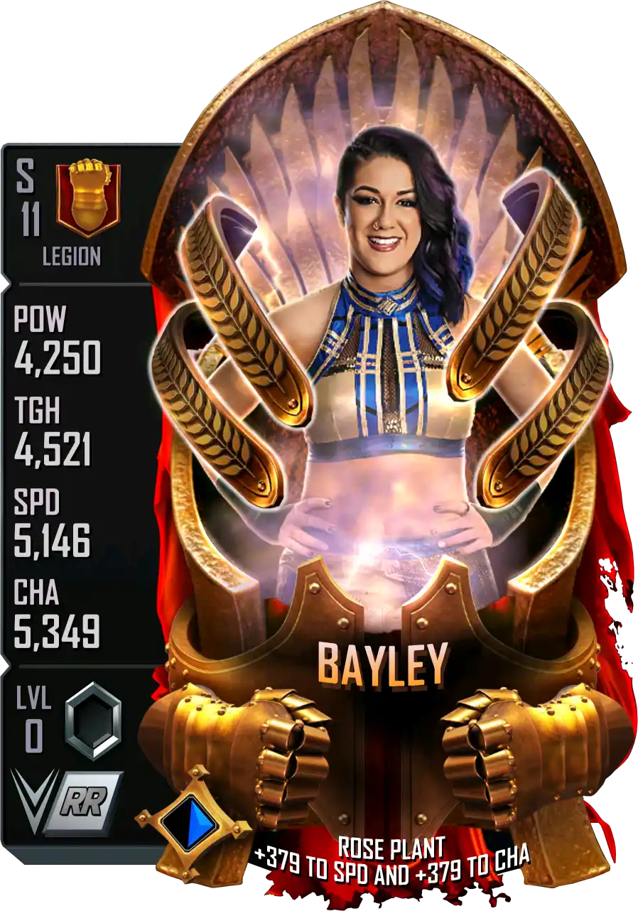 Legion, Bayley, Standard Card from WWE Supercard