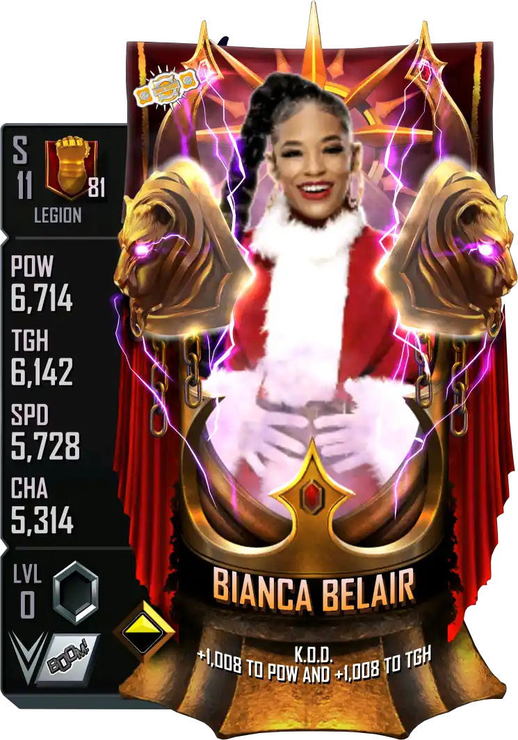 Legion, Bianca Belair, Heroic Event card from WWE Supercard