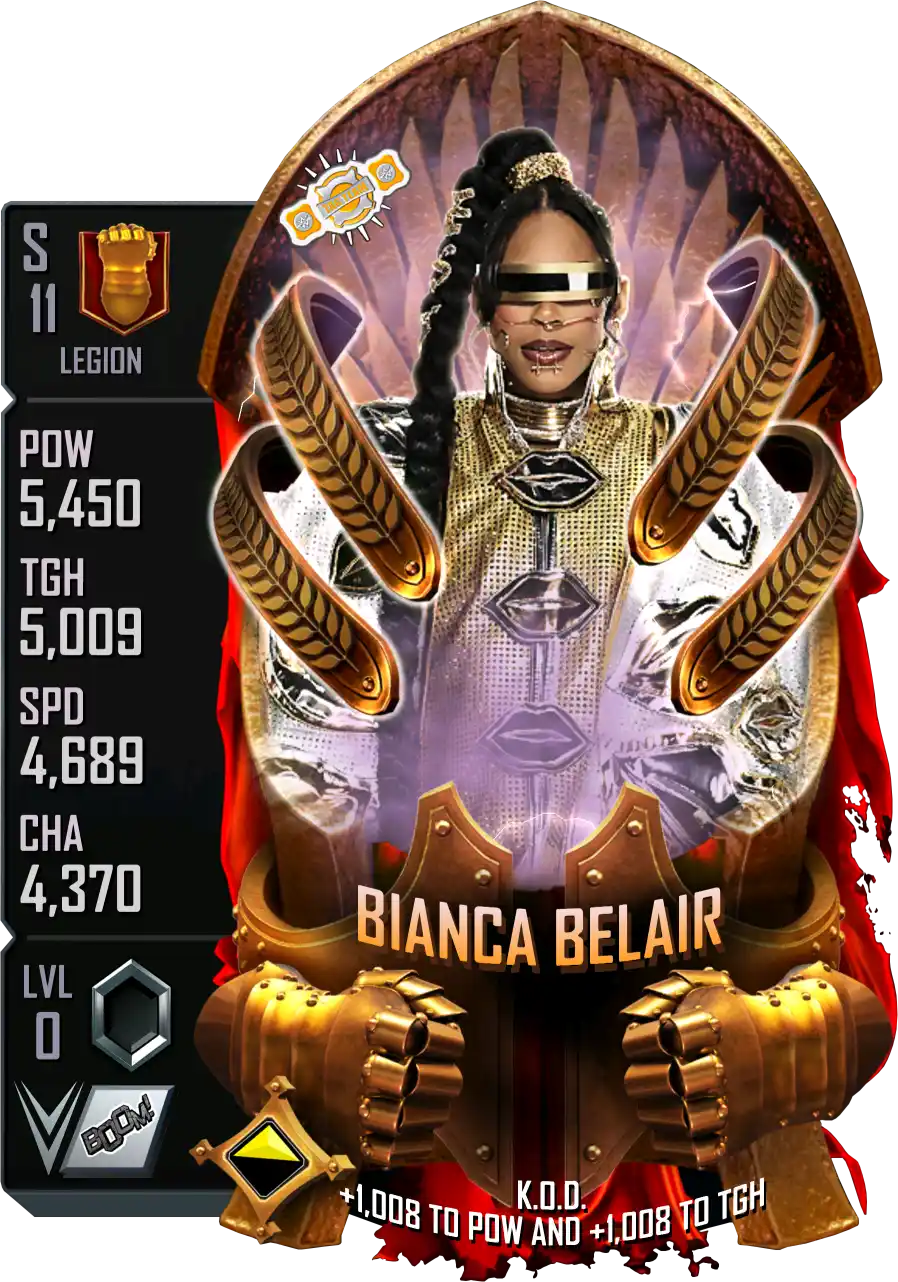 Legion, Bianca Belair, Standard Card from WWE Supercard