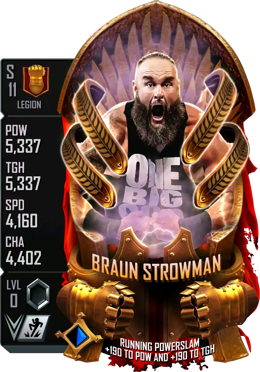 Legion, Braun Strowman, Standard Card from WWE Supercard