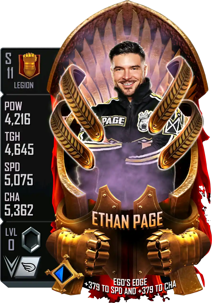 Legion, Ethan Page, Standard Card from WWE Supercard
