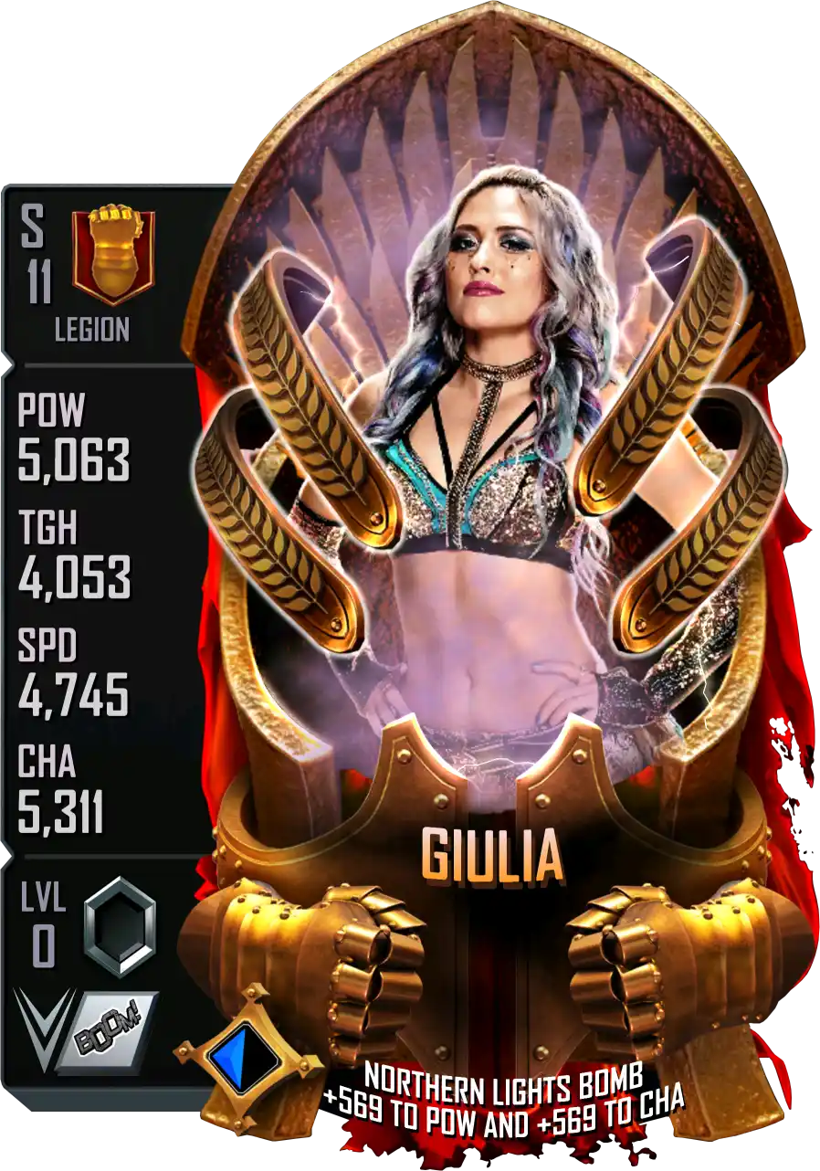 Legion, Giulia, Standard Card from WWE Supercard