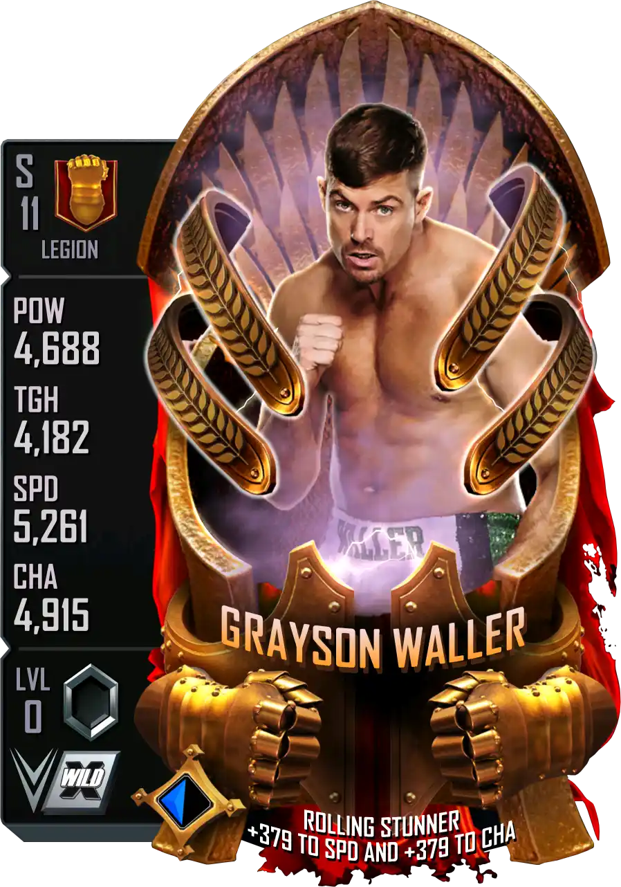 Legion, Grayson Waller, Standard Card from WWE Supercard
