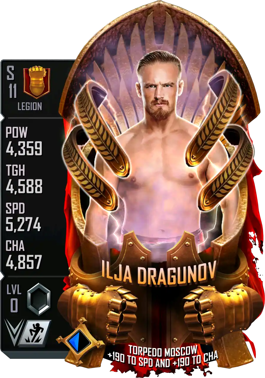 Legion, Ilja Dragunov, Standard Card from WWE Supercard