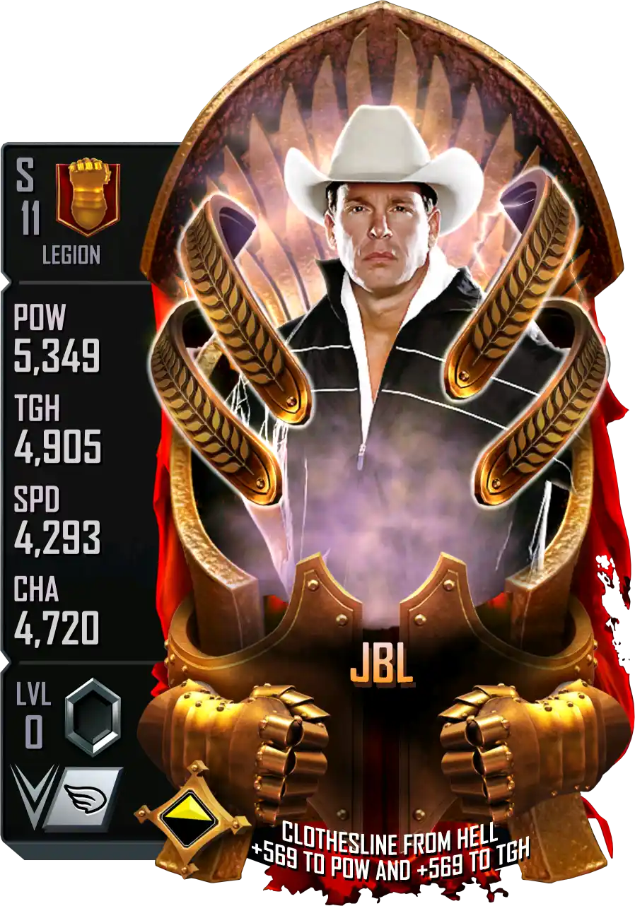 Legion, JBL, Standard Card from WWE Supercard