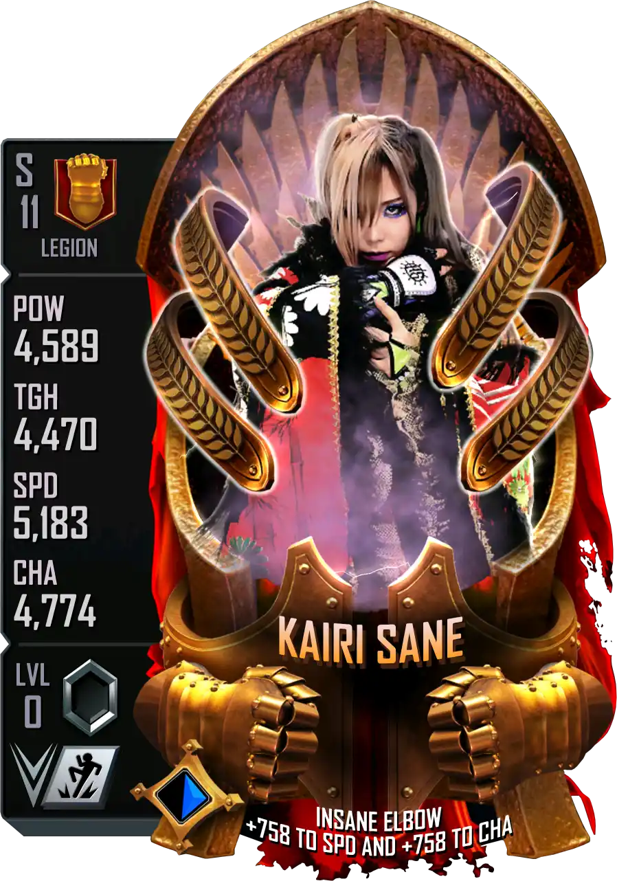 Legion, Kairi Sane, Standard Card from WWE Supercard