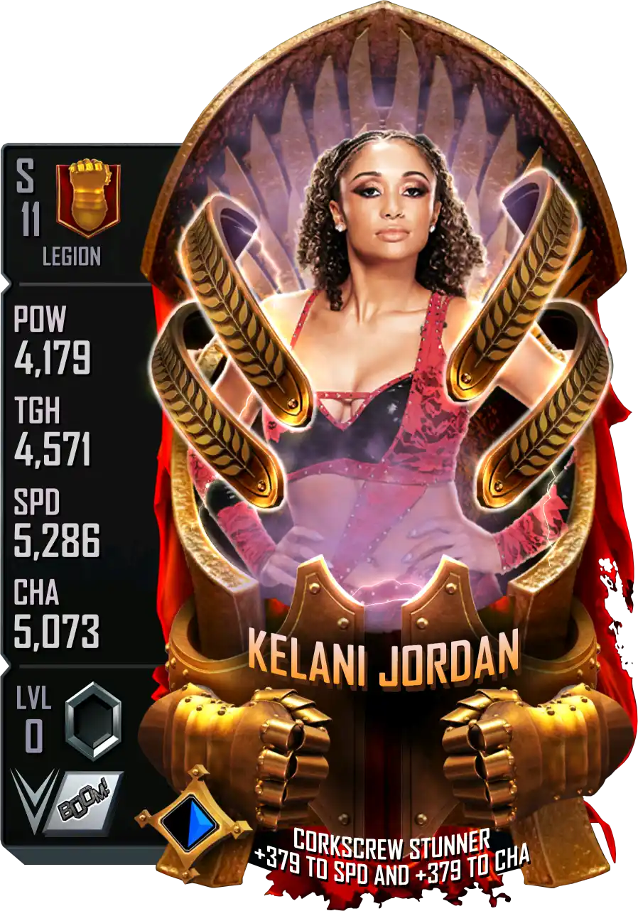 Legion, Kelani Jordan, Standard Card from WWE Supercard